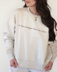 Glazed Donut Vibes Crewneck