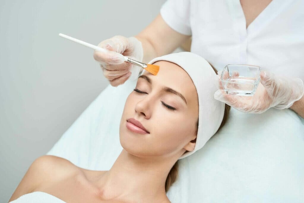 Beautiful girl getting Facials Peels in Millville, DE | SavvyDerm Skin Clinic